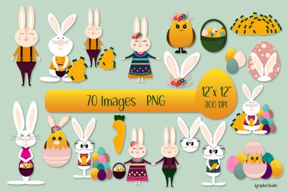 Download Easter Clipart, Easter Bunny Graphics. - Easter clipart Collection