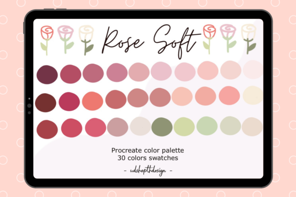 Download Rose Soft Color Palette Procreate - Soft color palette Collection